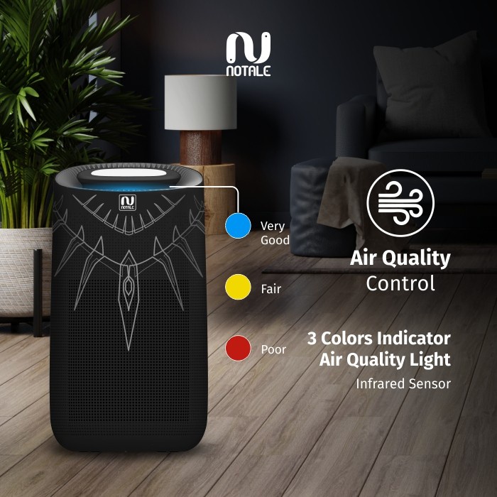 Notale Air Purifier with HEPA UV Sterilizer - Marvel Limited Edition