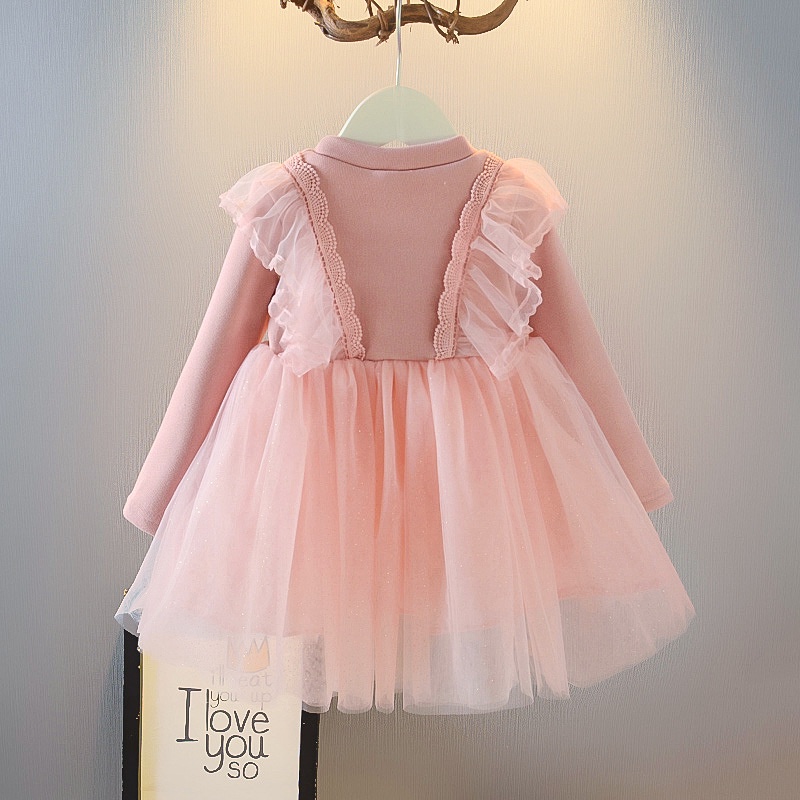 LittleAaron PHOEBE TILE EBV Baju Dress Anak Perempuan Import