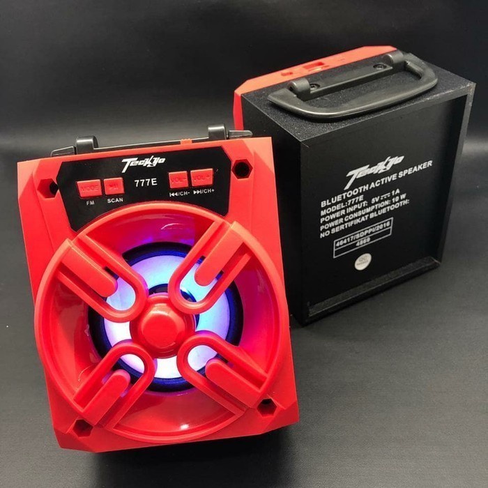 SPEAKER BLUETOOTH PORTABLE GMC TECKYO 777E / 777 E 2 INCH - GARANSI RESMI