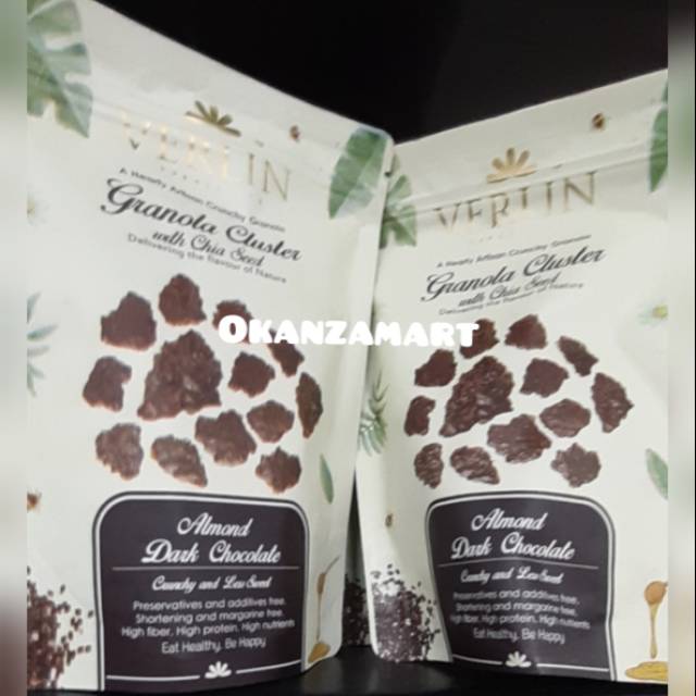 

Verlin Cluster Almond Dark Choco 150gr