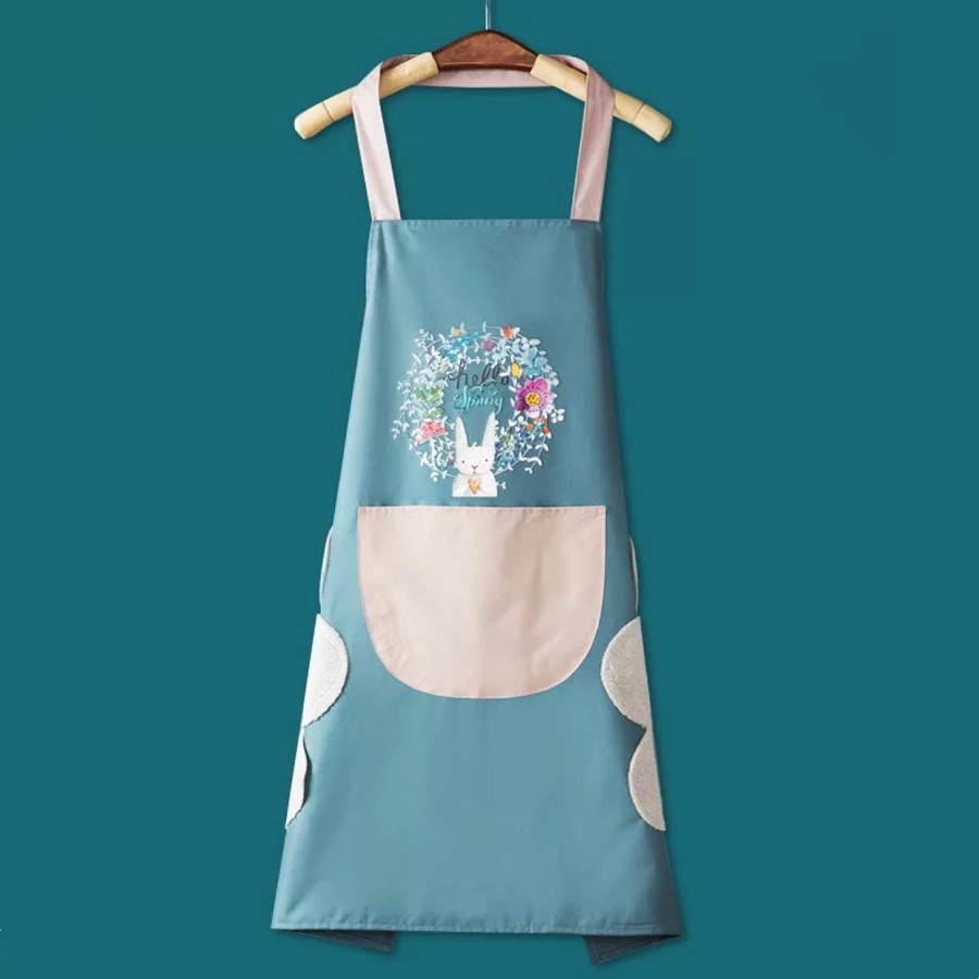 【GOGOMART】Apron Celemek Masak Anti Air &amp; Minyak - Motif Kelinci