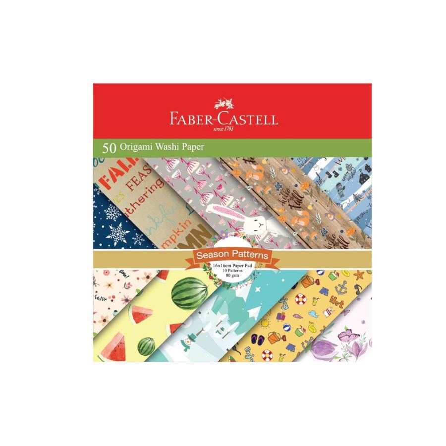 

Kertas Origami Faber-Castell Origami Wash Season Pattern 16x16