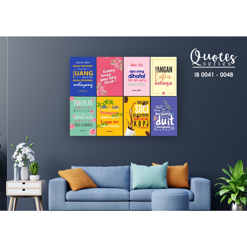 Kata-kata bijak/Hiasan Dinding kata-kata Bijak/Poster Kayu Quotes