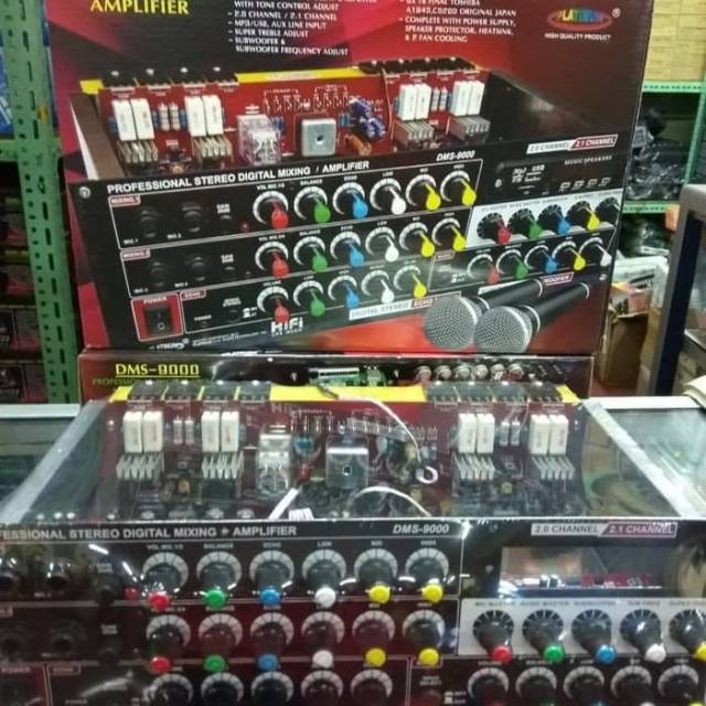 POWER AMPLIFIER DMS 9000 STEREO DIGITAL MIXING