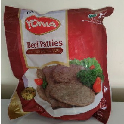 

yona beef patties 500gr