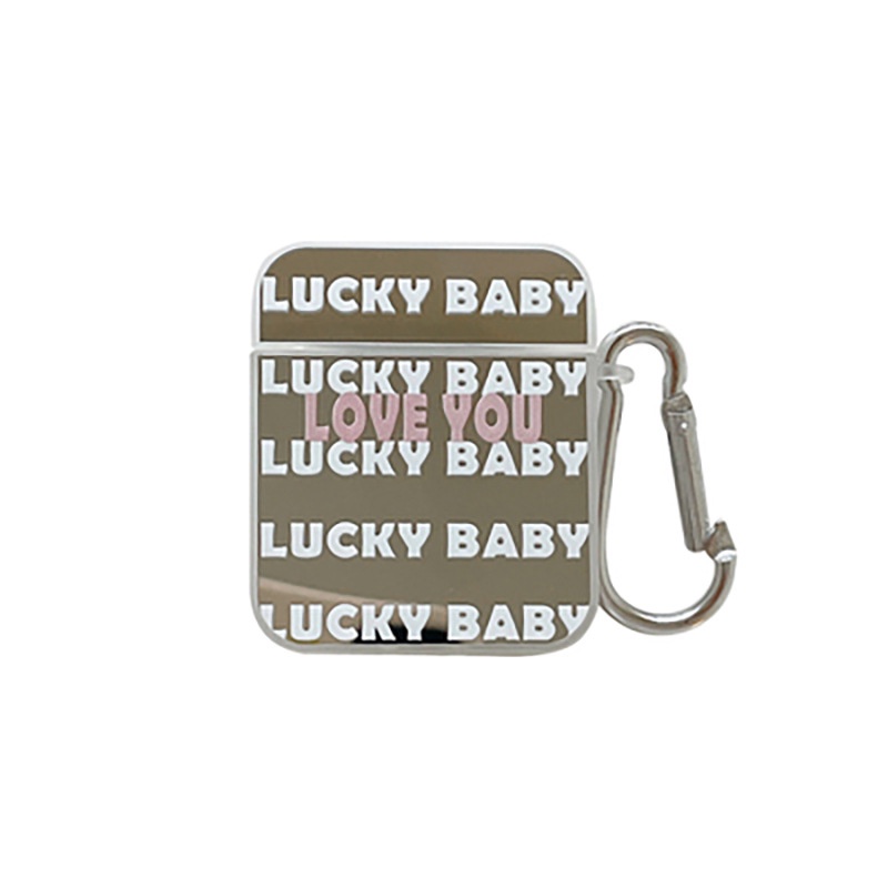 Case Pelindung Earphone Bluetooth Anti Jatuh Motif Print BABY LOVE YOU Untuk Airpods 1 2 3 Pro 3