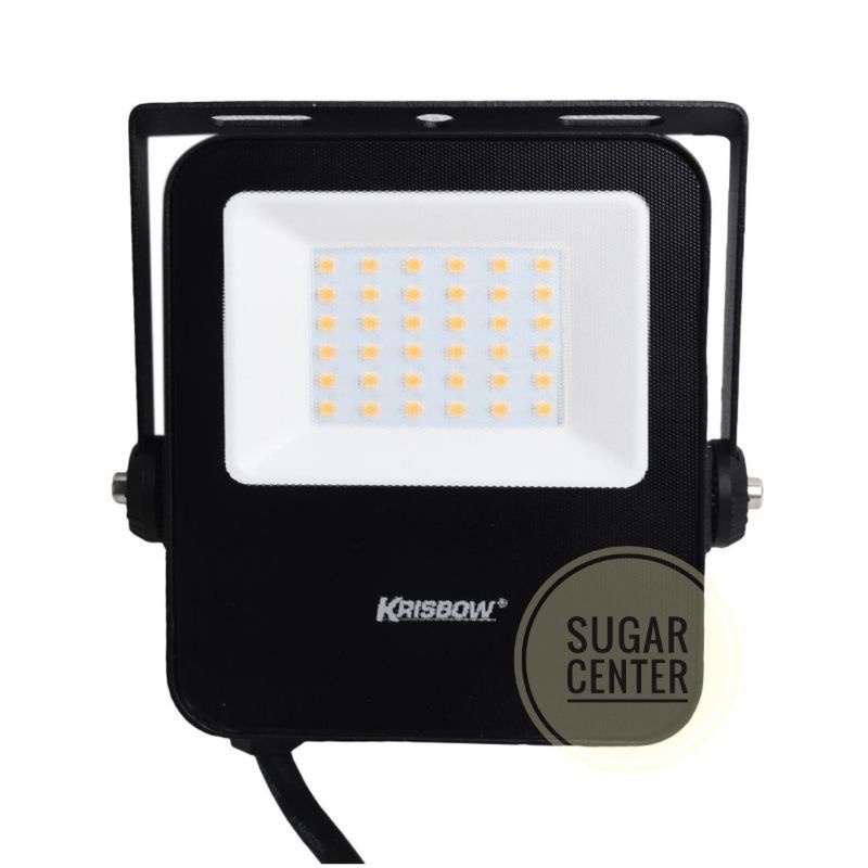 Krisbow Lampu Sorot LED Omega 30 Watt/Lampu Sorot LED Outdoor Omega/Flood Light Omega/Lampu Sorot Or