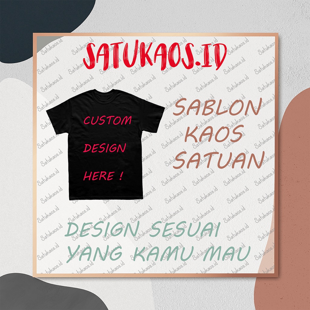 Kaos Custom Satuan