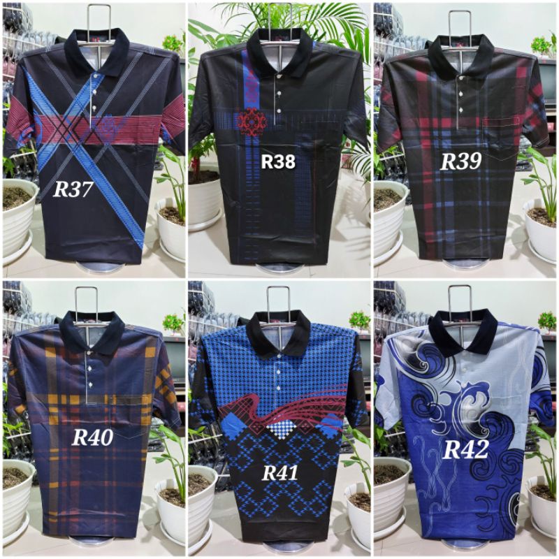 Kaos Kerah M L XL - Kaos Pria Wangky Oryong - Kaos Bapak