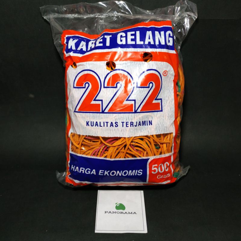 

Karet warna warni 500 gram / Karet warna warni
