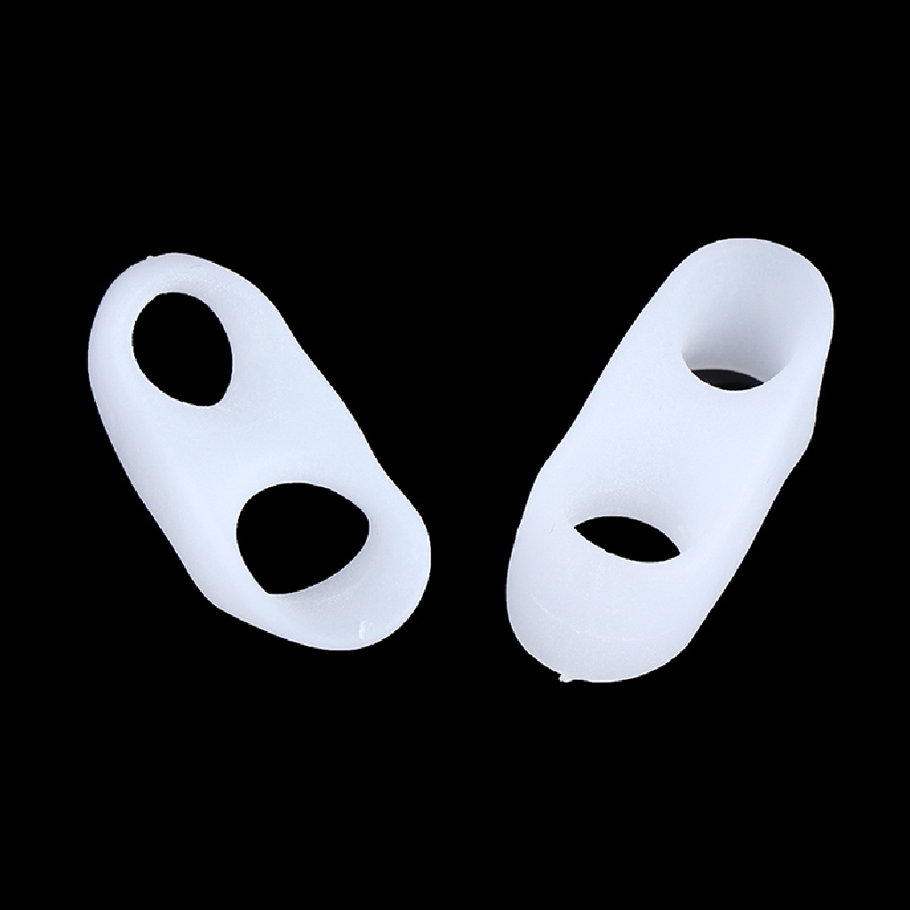 Sunshine 2PCS Separator Jari Kaki Bahan Silikon Untuk Koreksi Hallux Valgus