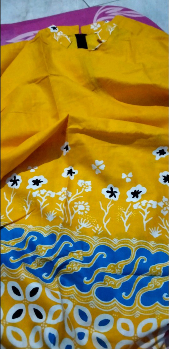 Tunik Batik Wanita Terbaru Tunik Bunga Tulip