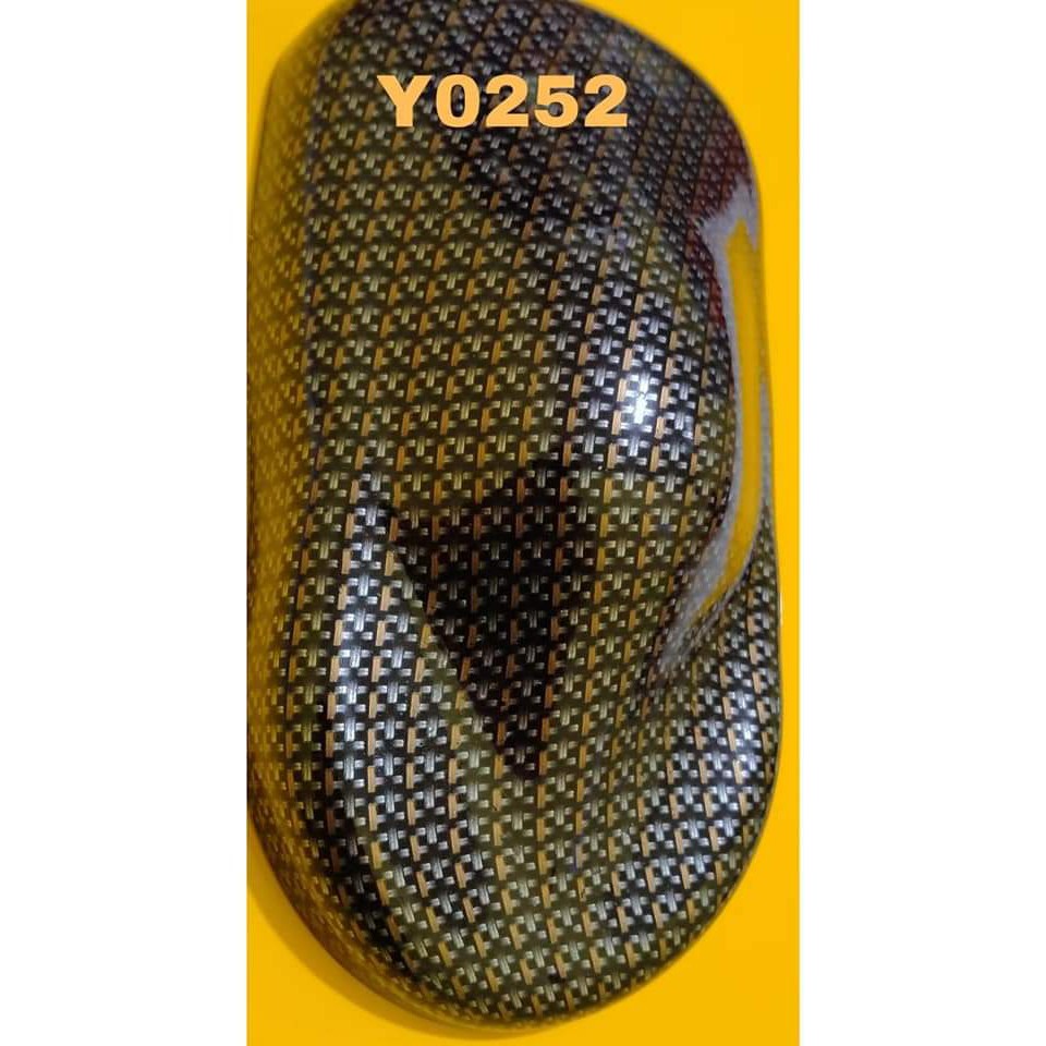 FILM WTP KARBON Y0252 GOLD BLACK 200X50CM