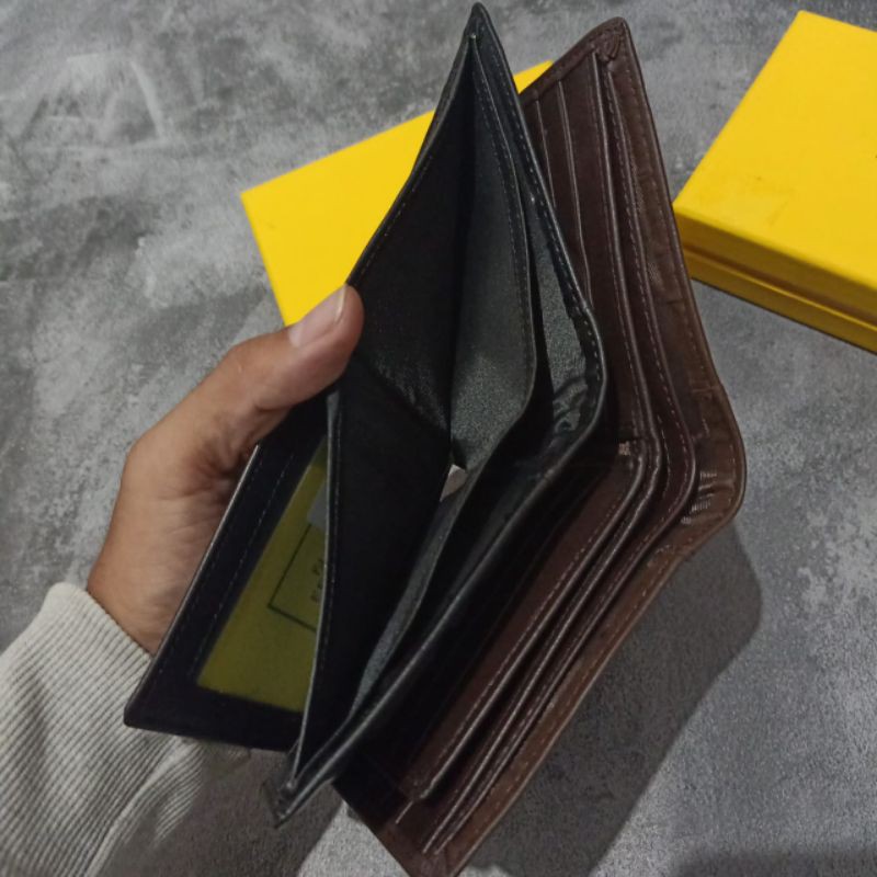 Dompet Kulit Asli FENDI Premium Quality