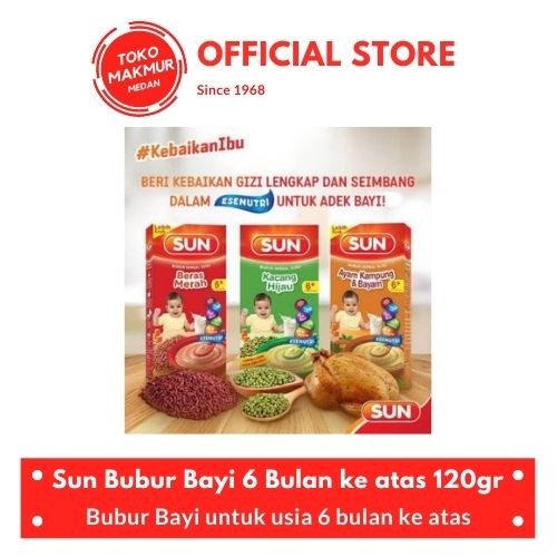 SUN KOTAK BUBUR BAYI 6 BULAN KE ATAS 120GR