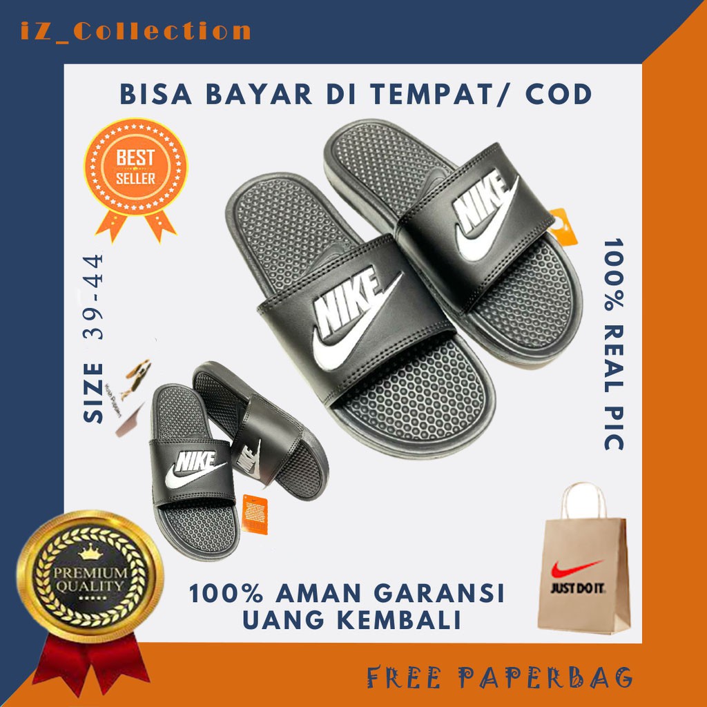 Sandal | Sendal Slide Selop Slop on Karet Nike Pria Wanita | C08