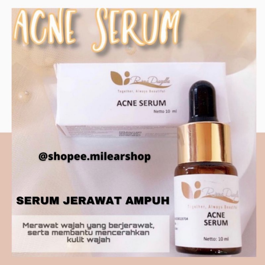 ACNE SERUM BY SERUM RINNADIAZELLA SKINCARE