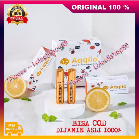 Aqqlio Nutrisi Otak Cukup Dioles Membantu Mencerdaskan Anak 100% ASLI ORIGINAL BPOM