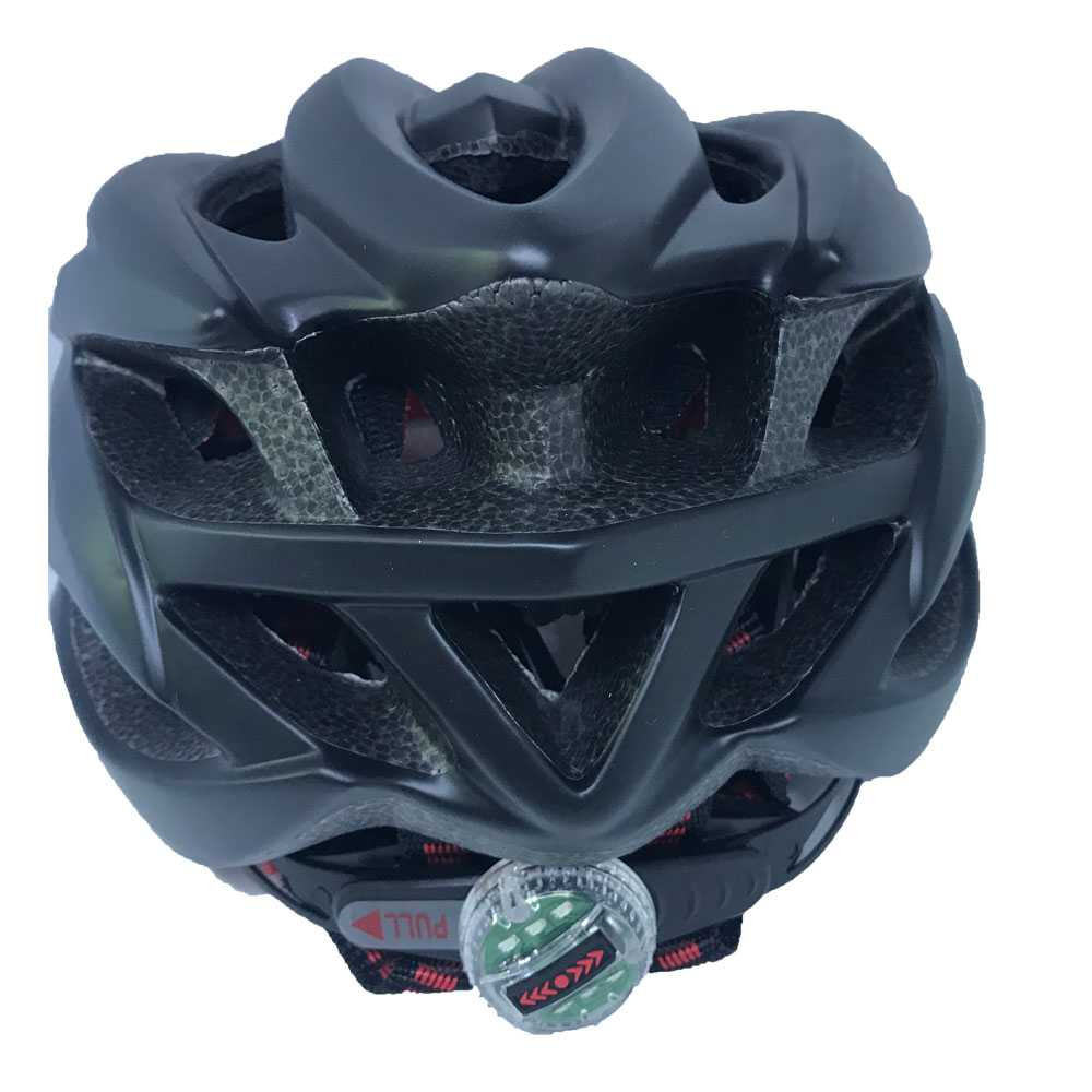 Helm Sepeda MTB Roadbike Ultralight Windproof Lampu Backlight Ventilasi Udara EPS Foam PVC Shell