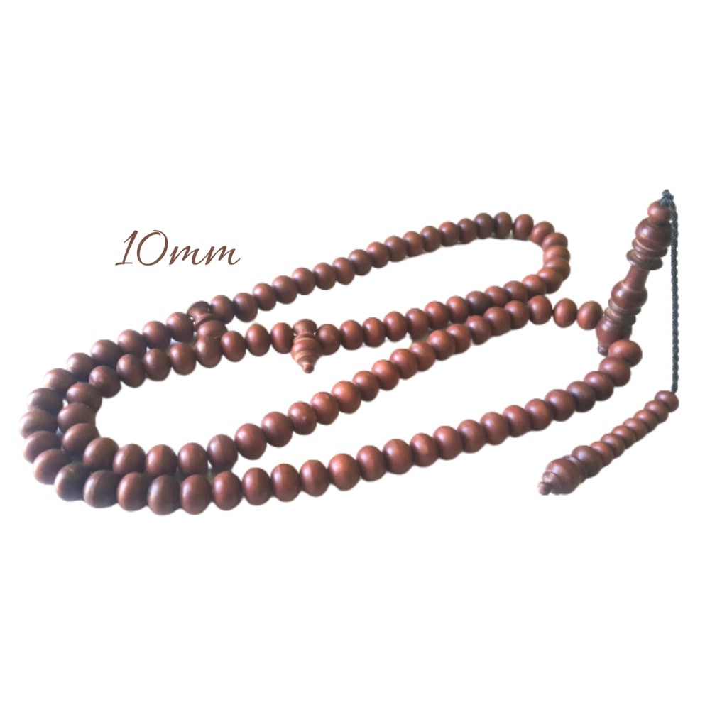 Tasbih kayu nagasari Cirebon Original 10 mm Tasbih nagasari muslim 99 Tasbih muslim Tasbih nagasari