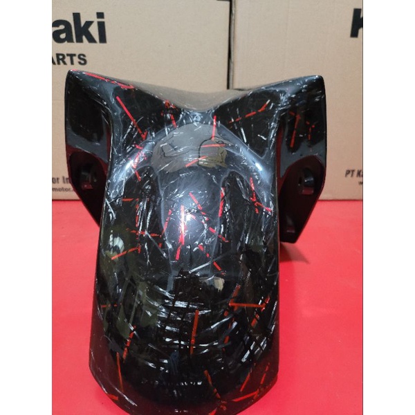 SPAKBOR NMAX OLD CARBON KEVLAR FORGED RED