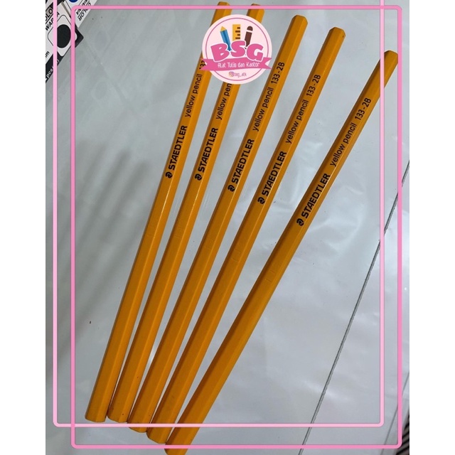 

pensil merk STAEDTLER yellow pencil 133-2B