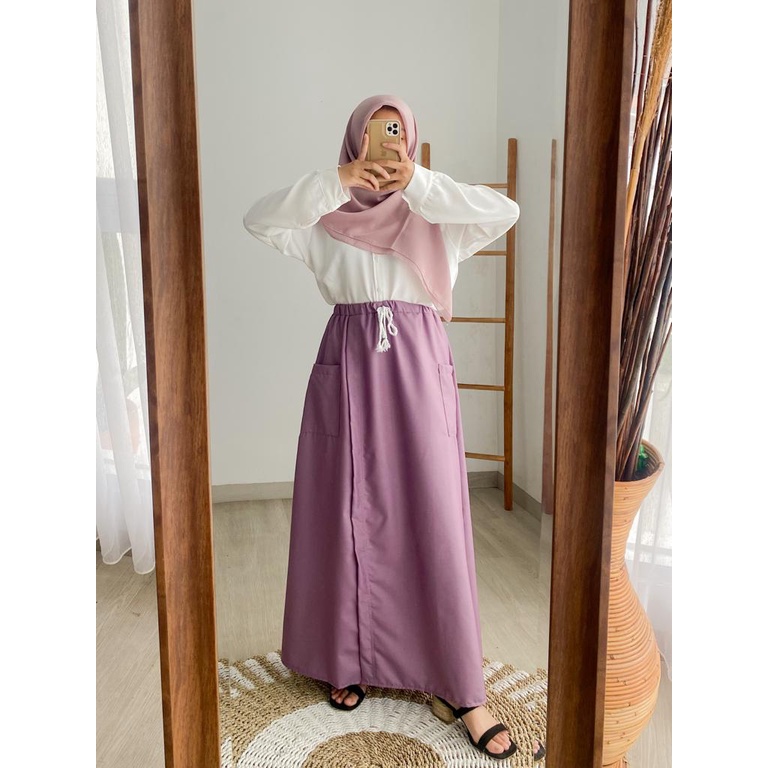 SHAGIVA SKIRT - ROK PANJANG / ROK / ROK MURAH / ROK CANTIK / ROK MUSLIM