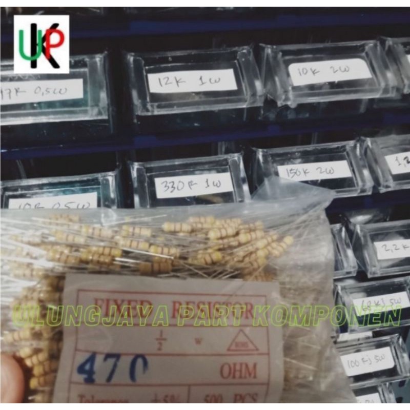 resistor 470R 0.5W 470 ohm 0.5watt