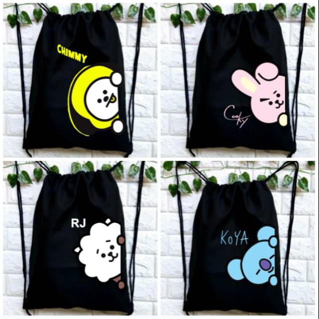 YA 444 - StringBag Terlaris / Tas Serut KPOP