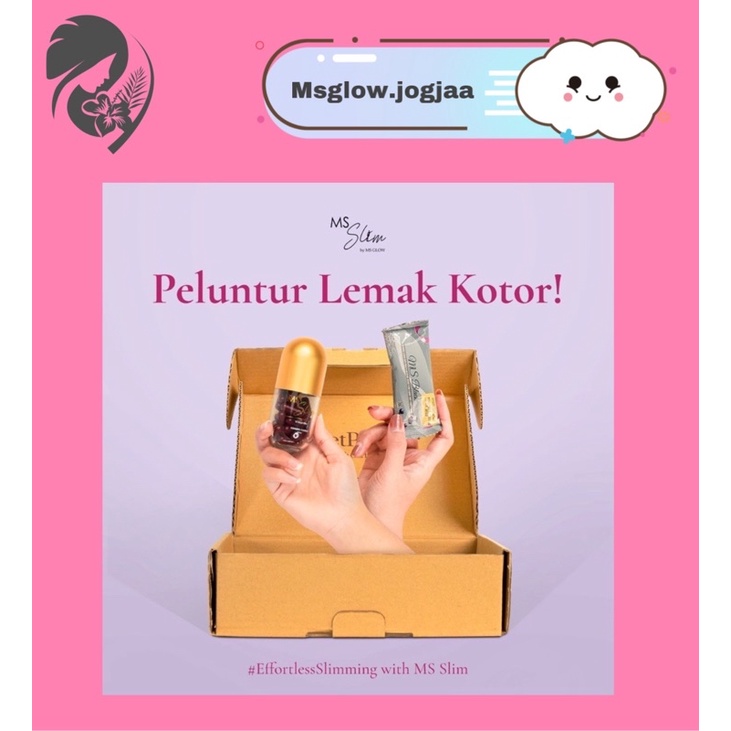 Ms Glow Paket Pelakor isi Ms Black + Slimming Capsule