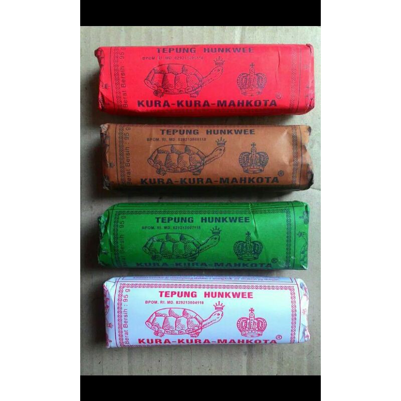 

Tepung hunkwee cap kura kura mutiara bahan kue