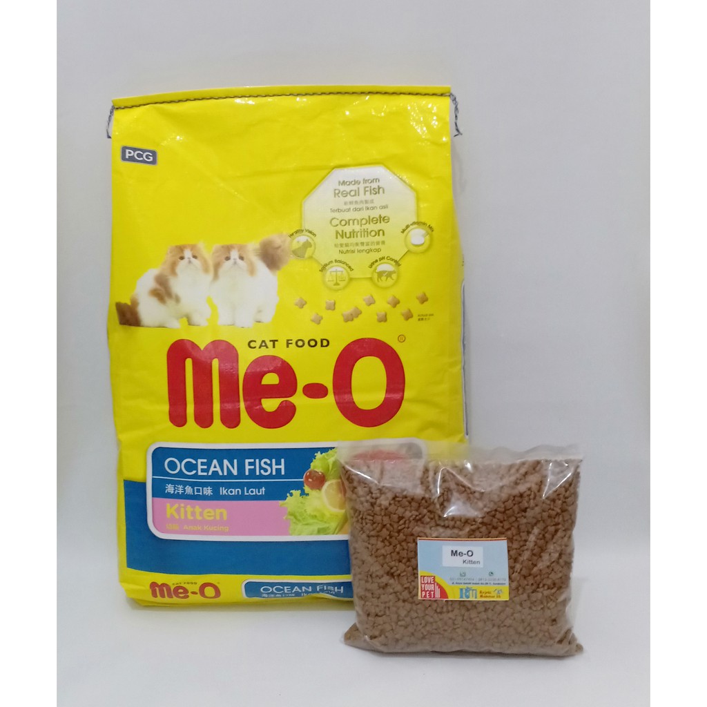 Makanan Kucing Cat Food Meo Kitten Repack 1kg