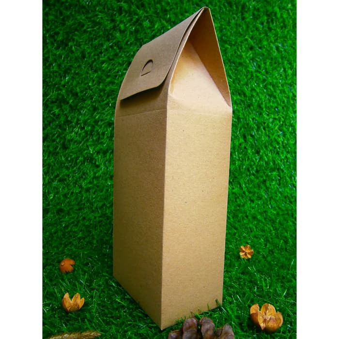 

READY STOCK GIFT BOX KARTON PACKING SOUVENIR BROWNKRAFT 280gr UKURAN 23 X 9 X 6 CM