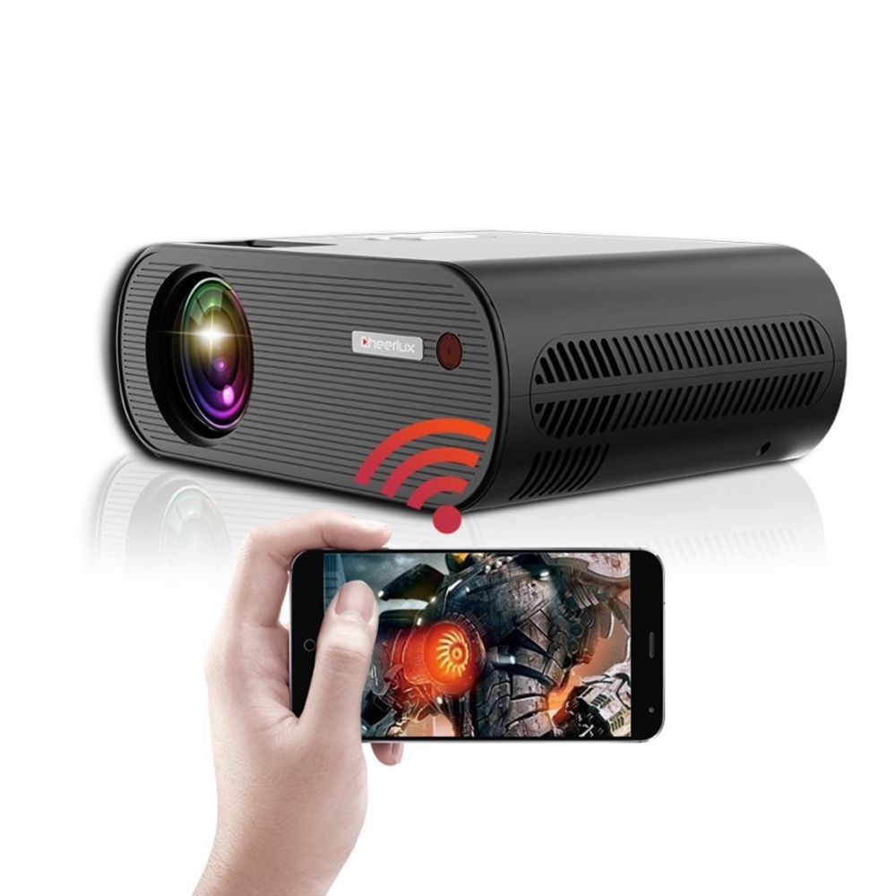 Cheerlux C10 Wifi ATV Mini Projector LED 2600 Proyektor Lumens 1080p