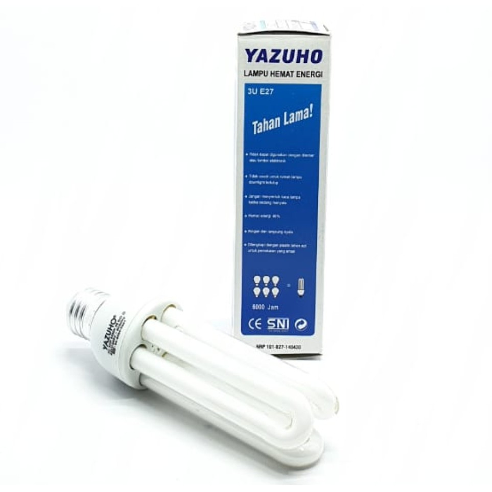 Yazuho PLC 3U 25W 30W 35W Lampu Hemat Energi Cahaya Putih