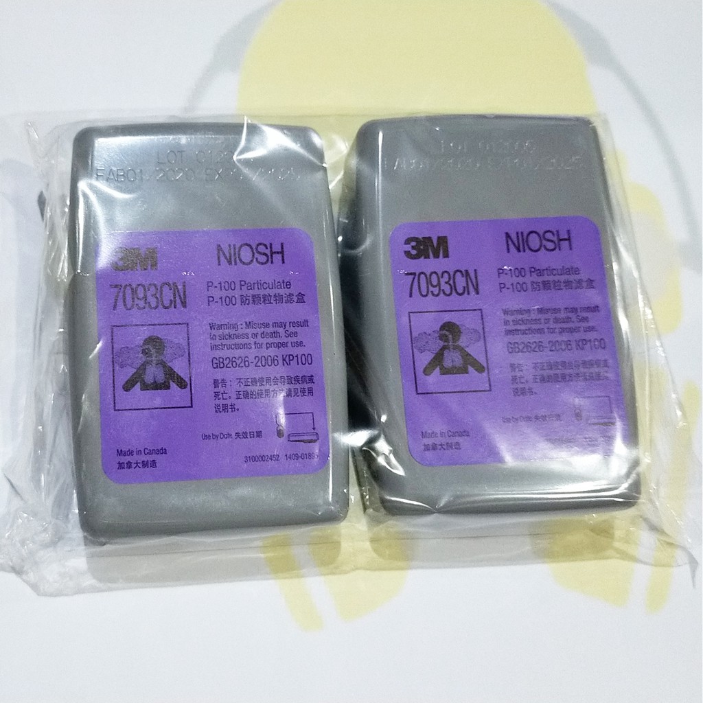 3M Particulate Filter P100 7093 NIOSH 3M 7093 Filter