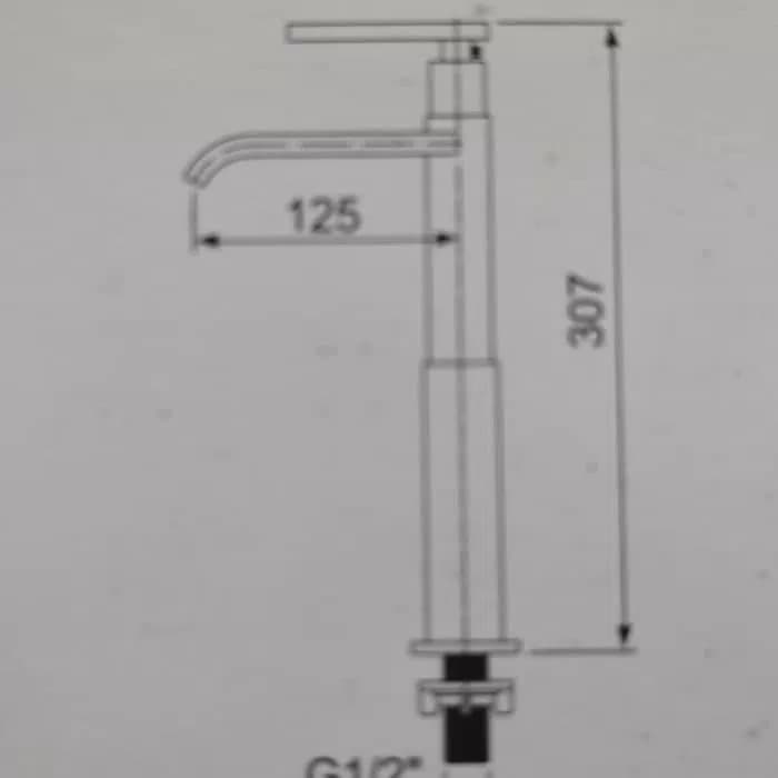 Germany Brilliant Keran Kran Washtafel Wastafel Tap Gbv 1008 Gbv1008