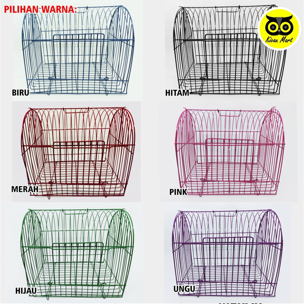 FULLSET TAS &amp; KANDANG UNTULAN MINI TRAVEL CAGE BURUNG HAMSTER SUGAR GLIDER LOVEBIRD KENARI SMIN UNTU