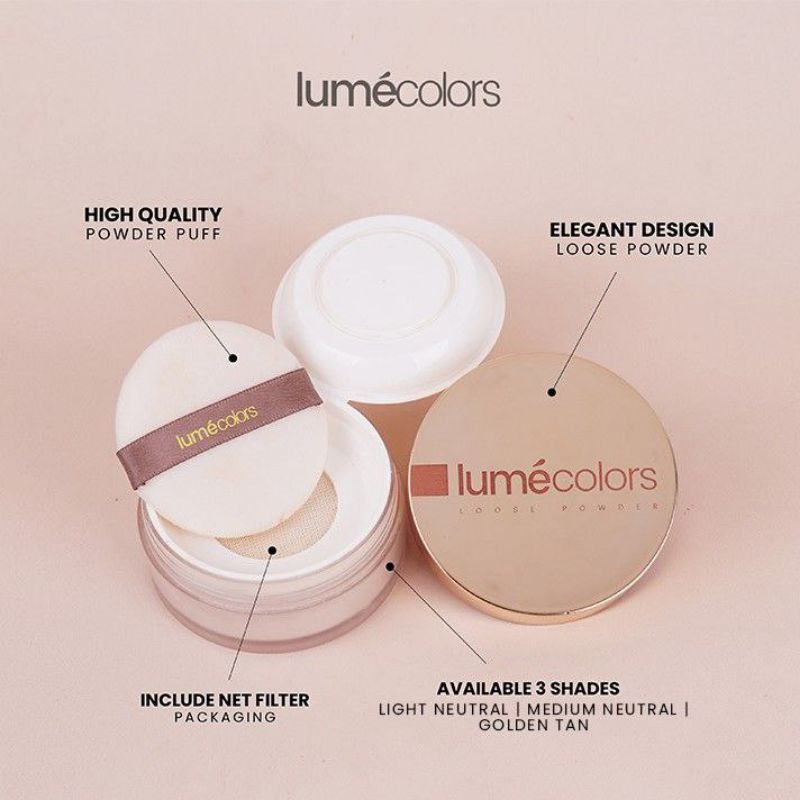 LUMECOLORS Loose Powder Pore Blurring Effect