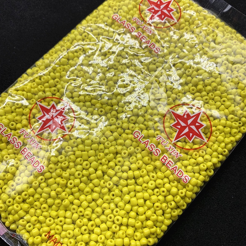 450g Manik-Manik Kaca Czech Warna-Warni Ukuran 2mm / 3mm