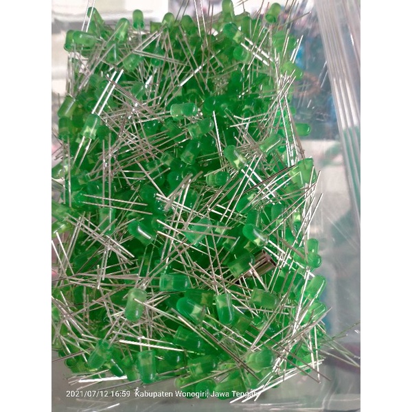 lampu LED 5mm merah kuning hijau biru