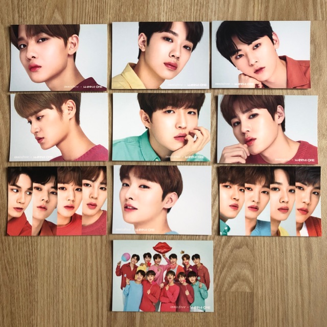 OFFICIAL PHOTOCARD LIPBALM WANNA ONE X INNISFREE (BAE JINYOUNG, LAI GUANLIN, YOON JISUNG OT11)