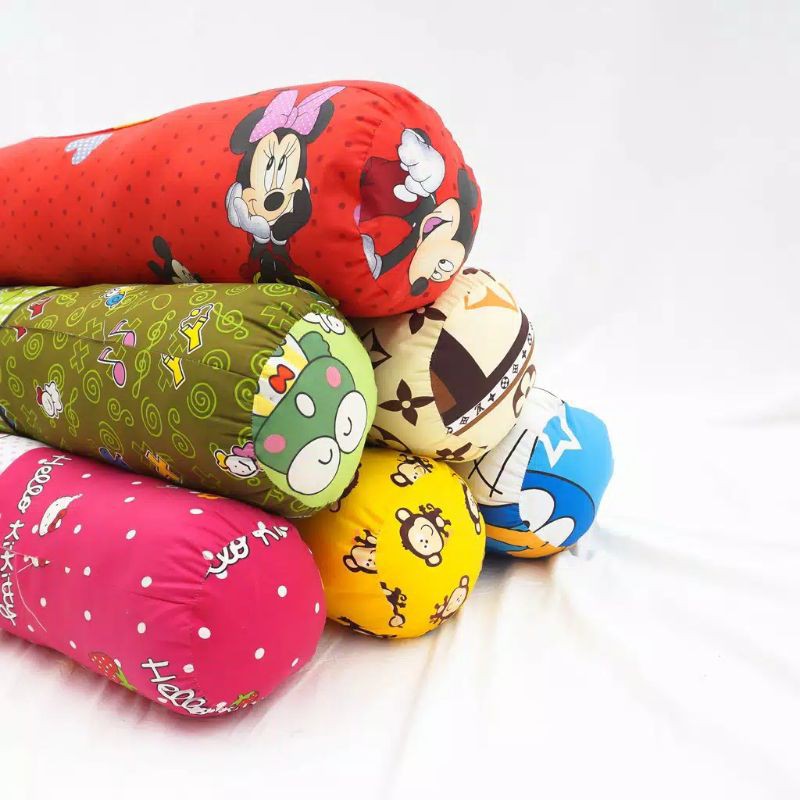 Bantal dan Guling busa memory foam | bantal tidur motif random |  bantal dan guling karakter