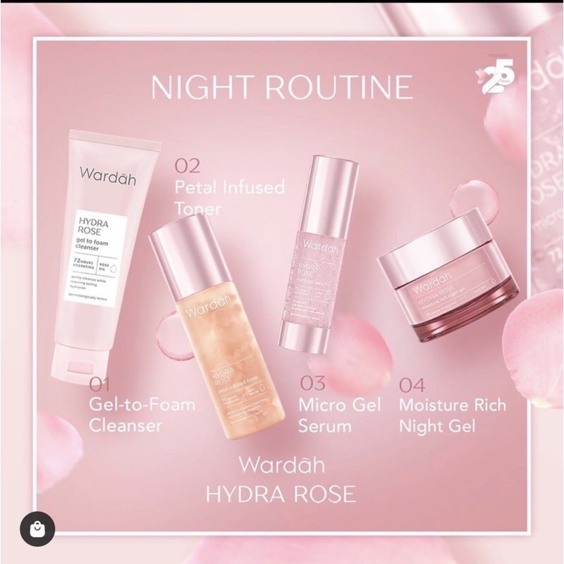 WARDAH PAKET HYDRA ROSE MURAH