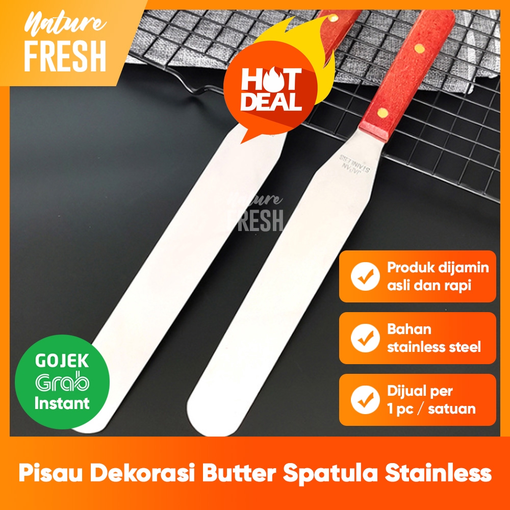 Pisau Dekorasi Kue Spatula StarHome Pisau Roti Cream Spatula Pisau Dekor Pisau Hias Poles Roti Kue