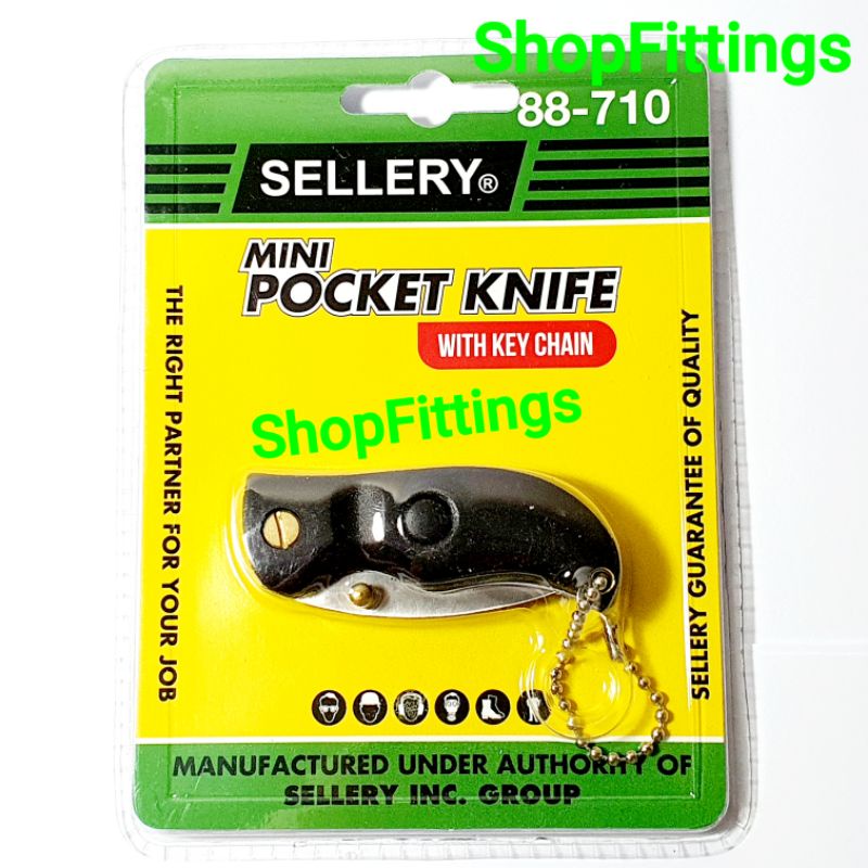 SELLERY 88 710 Mini Pocket Folding Knife Pisau Lipat Saku Serbaguna