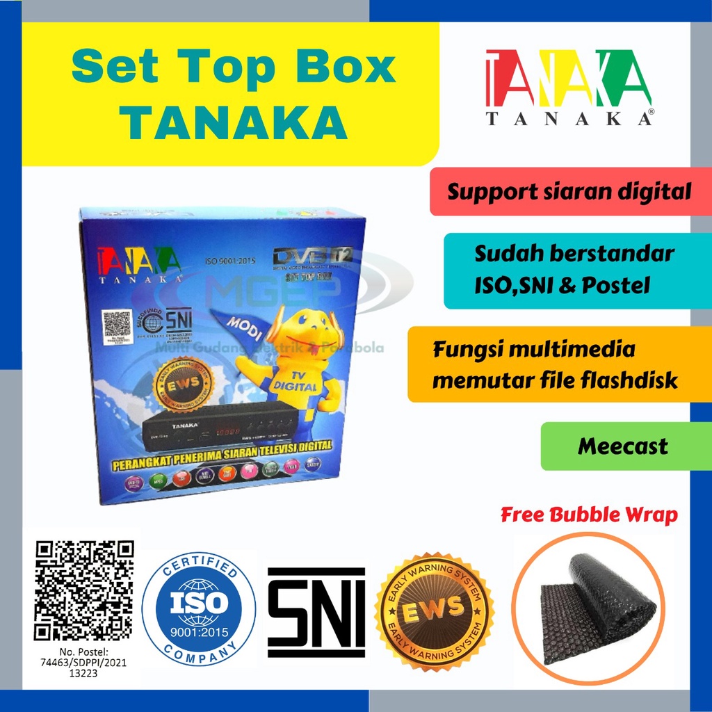 Set Top Box Tanaka DVB T2