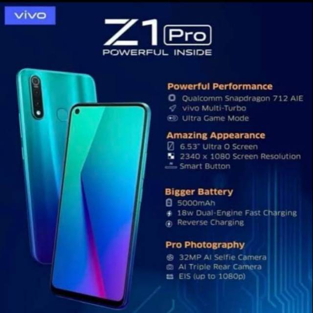 Vivo Z1 pro Ram 4gb