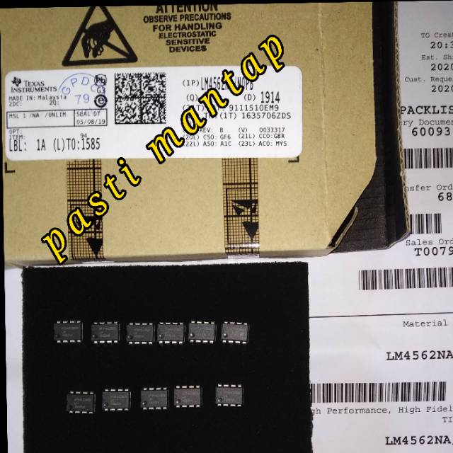 IC LM4562 ORI TEXAS