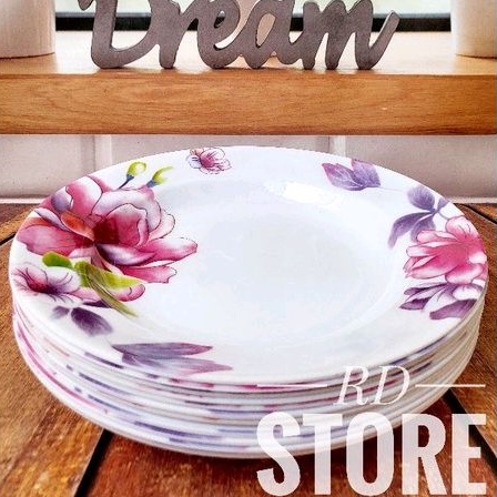 PROMO 12.PCS PIRING MAKAN MELAMINE MEISHING